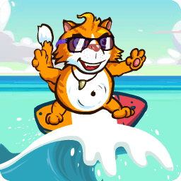 Surfer Cat
